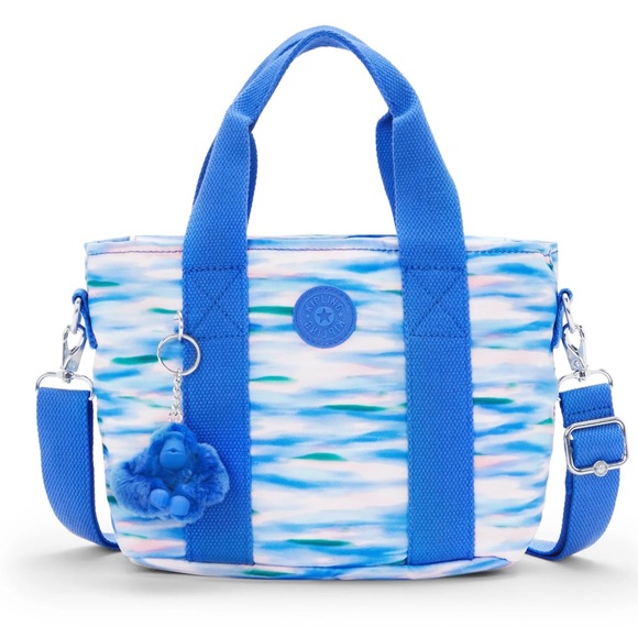 Kipling Handbags - Kipling Blue Abstract Minta Bag
